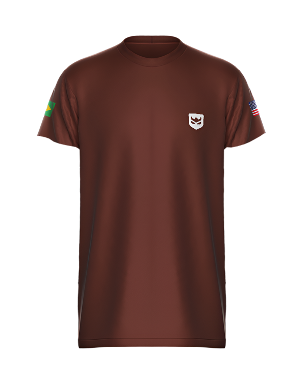 Camiseta Básica Westew em Algodão Cotton - Marrom