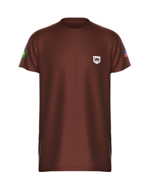 Camiseta Básica Westew em Algodão Cotton - Marrom